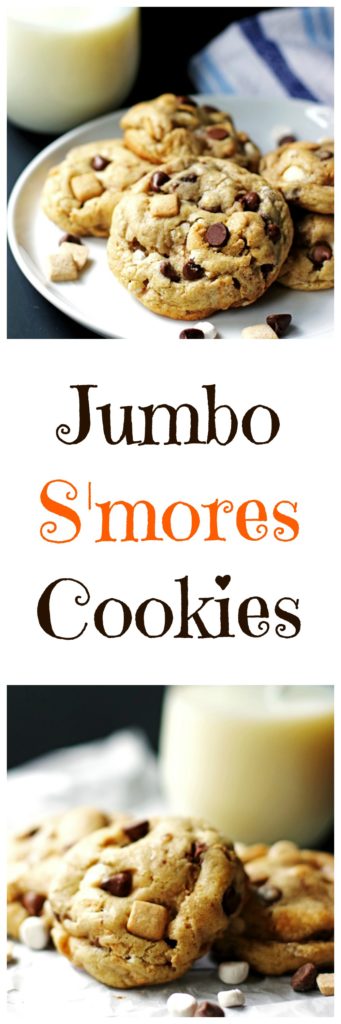 Jumbo S'mores Cookies